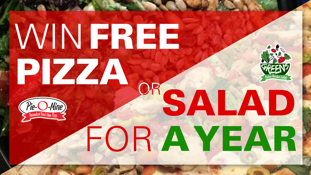 You are currently viewing What Would You Do For Free Pizza and Salad for a Year?